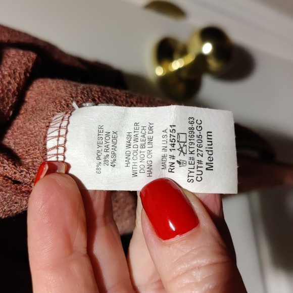 Fantastic fawn tye dyed plum boxy fit top - Picture 3 of 5